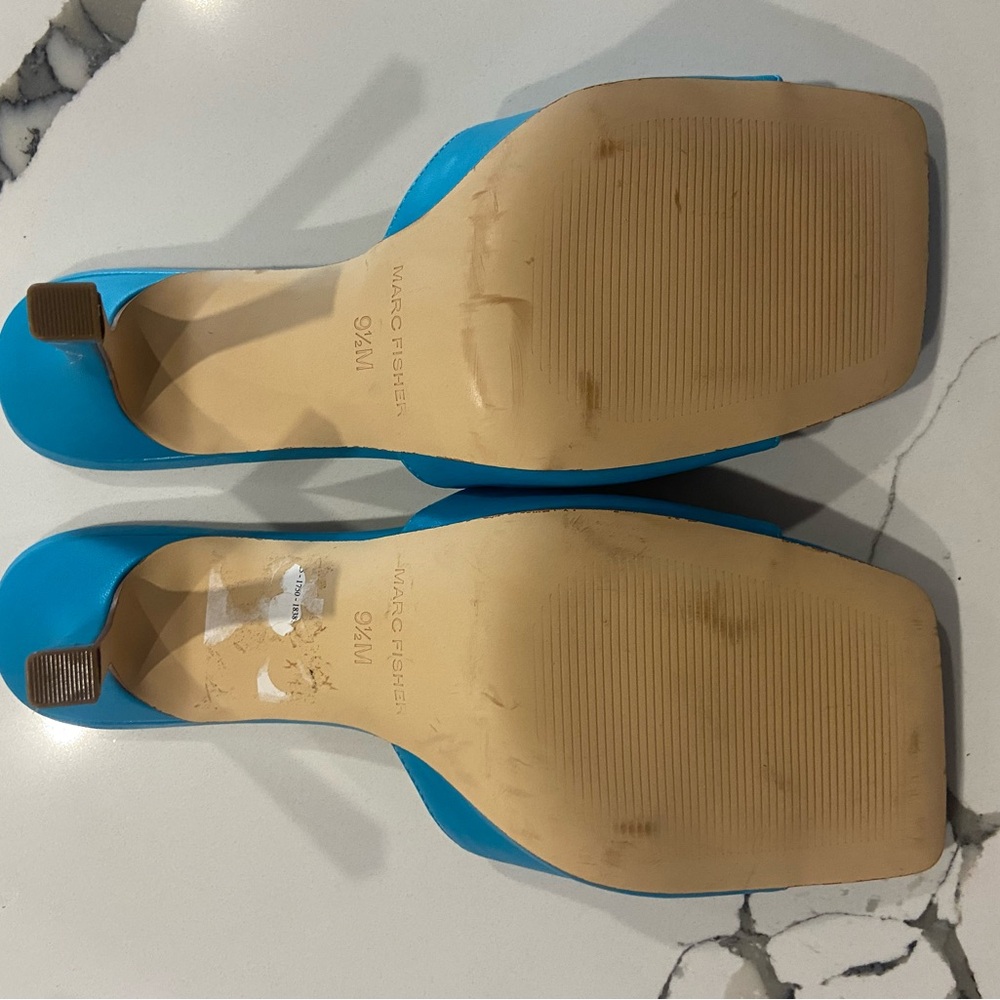 Marc Fisher Heel Sandals Size 9.5 - image 5